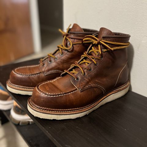 Red Wing 6-Inch Classic Moc in S.B. Foot Copper Rough and Tough