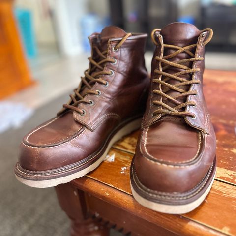 Red Wing 6-Inch Classic Moc in S.B. Foot Copper Rough and Tough