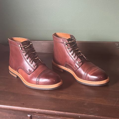 Rancourt & Co. Porter Boot in Horween Espresso Shell Cordovan