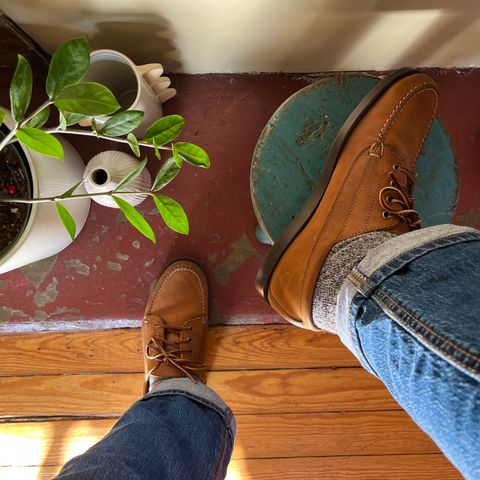 Rancourt & Co. Classic Ranger-Moc in Horween Wheat Chamois
