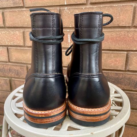 Oak Street Bootmakers Trench Boot in Horween Black Chromexcel
