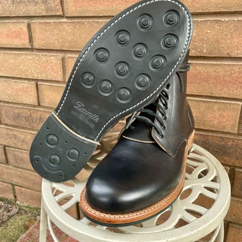 Oak Street Bootmakers Trench Boot in Horween Black Chromexcel