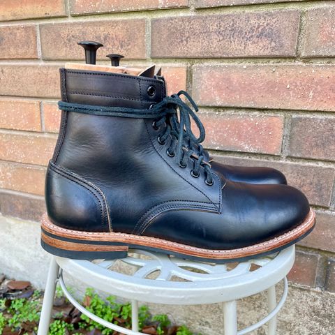 Oak Street Bootmakers Trench Boot in Horween Black Chromexcel