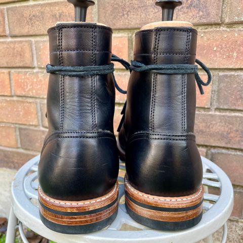 Oak Street Bootmakers Trench Boot in Horween Black Chromexcel