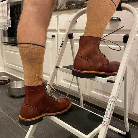 Oak Street Bootmakers Trench Boot in Seidel Light Brown Mustang