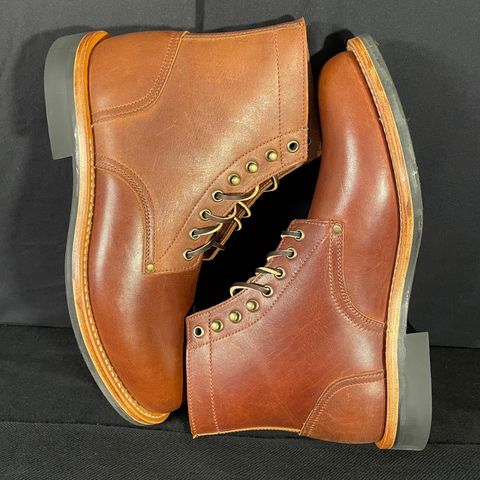 Oak Street Bootmakers Trench Boot in Seidel Light Brown Mustang