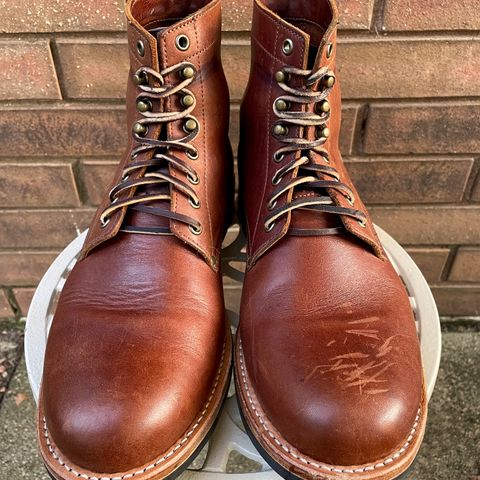 Oak Street Bootmakers Trench Boot in Seidel Light Brown Mustang