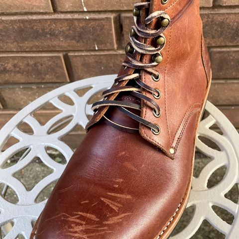 Oak Street Bootmakers Trench Boot in Seidel Light Brown Mustang