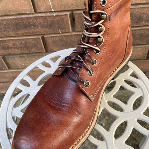 Oak Street Bootmakers Trench Boot in Seidel Light Brown Mustang