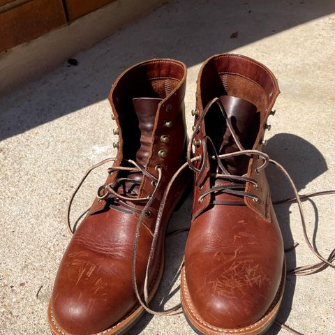 Oak Street Bootmakers Trench Boot in Seidel Light Brown Mustang