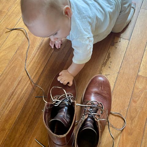 Oak Street Bootmakers Trench Boot in Seidel Light Brown Mustang