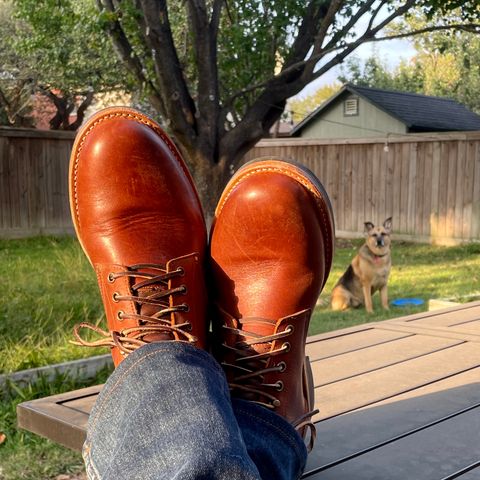 Oak Street Bootmakers Trench Boot in Seidel Light Brown Mustang
