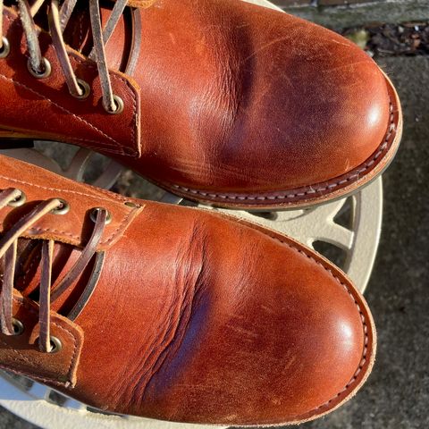 Oak Street Bootmakers Trench Boot in Seidel Light Brown Mustang