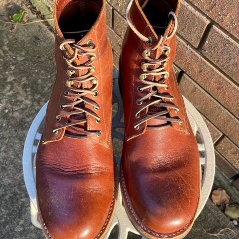 Oak Street Bootmakers Trench Boot in Seidel Light Brown Mustang