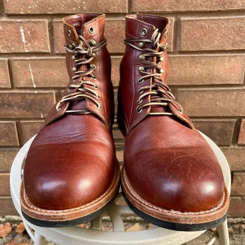 Oak Street Bootmakers Trench Boot in Seidel Light Brown Mustang