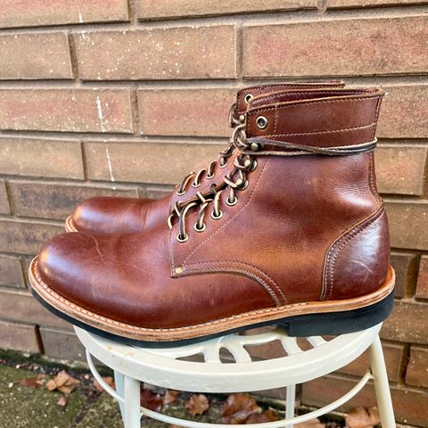 Oak Street Bootmakers Trench Boot in Seidel Light Brown Mustang