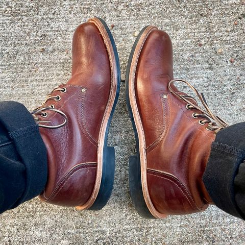 Oak Street Bootmakers Trench Boot in Seidel Light Brown Mustang