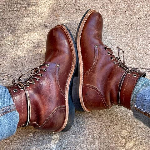 Oak Street Bootmakers Trench Boot in Seidel Light Brown Mustang
