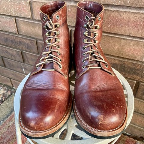 Oak Street Bootmakers Trench Boot in Seidel Light Brown Mustang