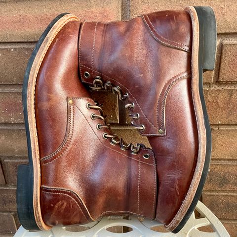 Oak Street Bootmakers Trench Boot in Seidel Light Brown Mustang