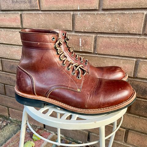 Oak Street Bootmakers Trench Boot in Seidel Light Brown Mustang