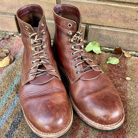 Oak Street Bootmakers Trench Boot in Seidel Light Brown Mustang