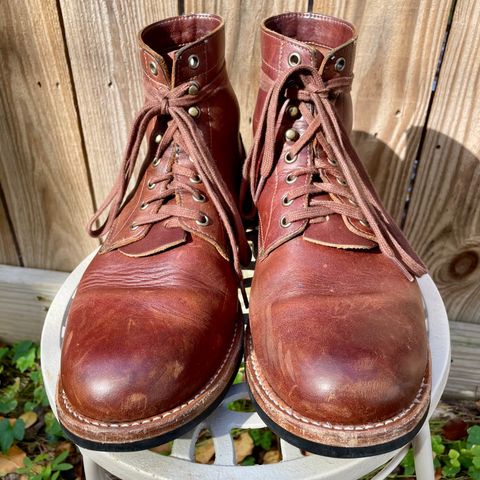 Oak Street Bootmakers Trench Boot in Seidel Light Brown Mustang