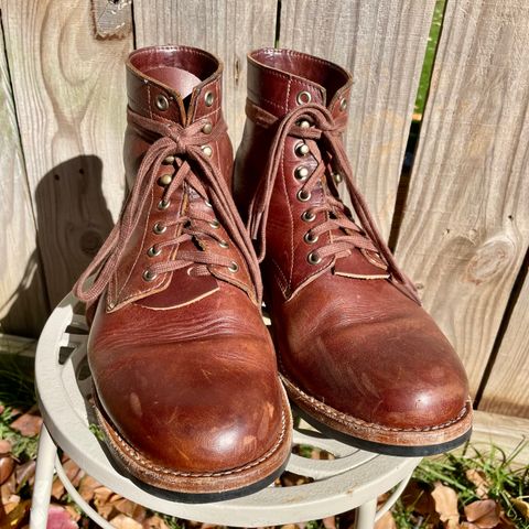 Oak Street Bootmakers Trench Boot in Seidel Light Brown Mustang