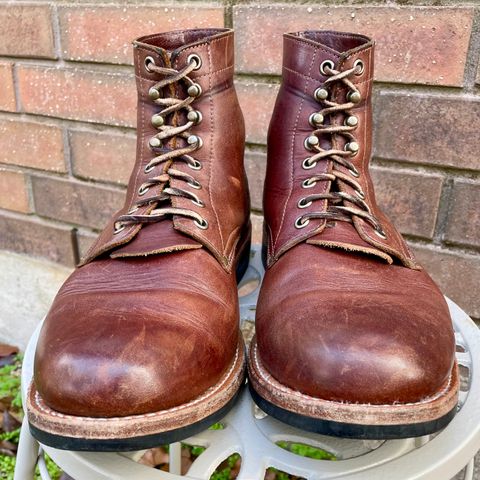 Oak Street Bootmakers Trench Boot in Seidel Light Brown Mustang