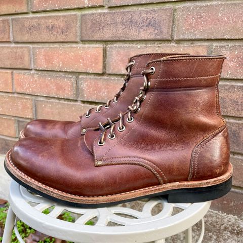 Oak Street Bootmakers Trench Boot in Seidel Light Brown Mustang