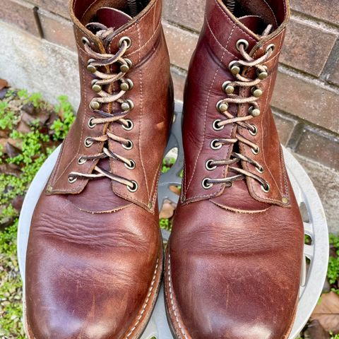 Oak Street Bootmakers Trench Boot in Seidel Light Brown Mustang