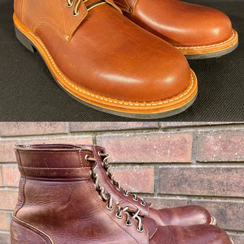Oak Street Bootmakers Trench Boot in Seidel Light Brown Mustang