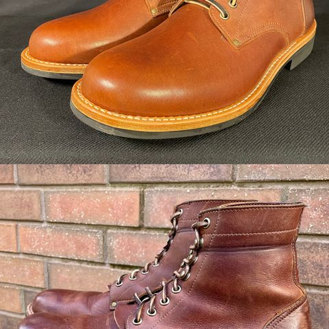 Oak Street Bootmakers Trench Boot in Seidel Light Brown Mustang