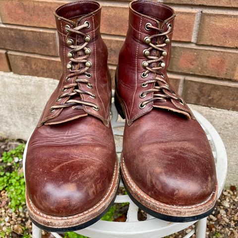 Oak Street Bootmakers Trench Boot in Seidel Light Brown Mustang