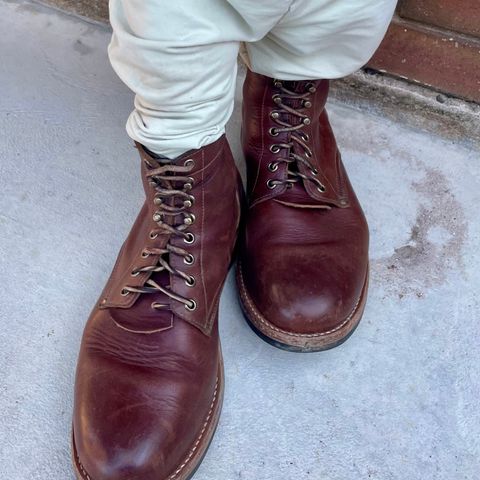 Oak Street Bootmakers Trench Boot in Seidel Light Brown Mustang