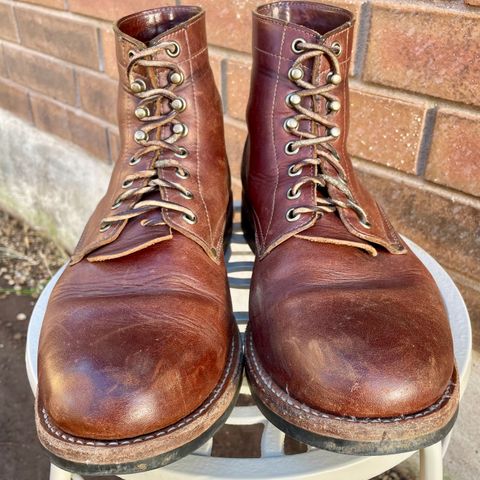 Oak Street Bootmakers Trench Boot in Seidel Light Brown Mustang