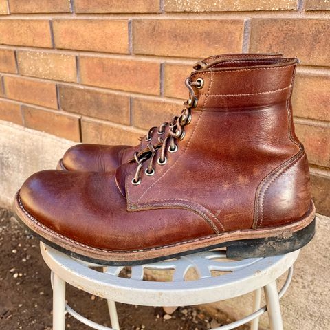 Oak Street Bootmakers Trench Boot in Seidel Light Brown Mustang