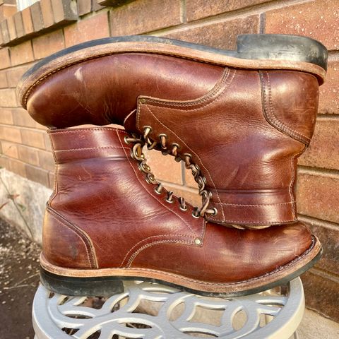 Oak Street Bootmakers Trench Boot in Seidel Light Brown Mustang