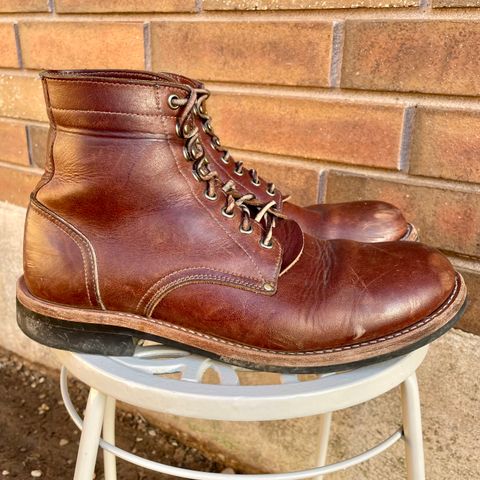 Oak Street Bootmakers Trench Boot in Seidel Light Brown Mustang