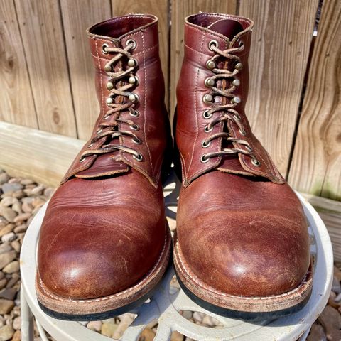 Oak Street Bootmakers Trench Boot in Seidel Light Brown Mustang