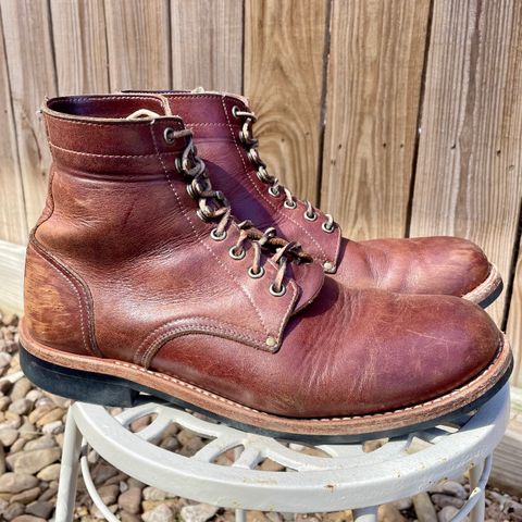 Oak Street Bootmakers Trench Boot in Seidel Light Brown Mustang