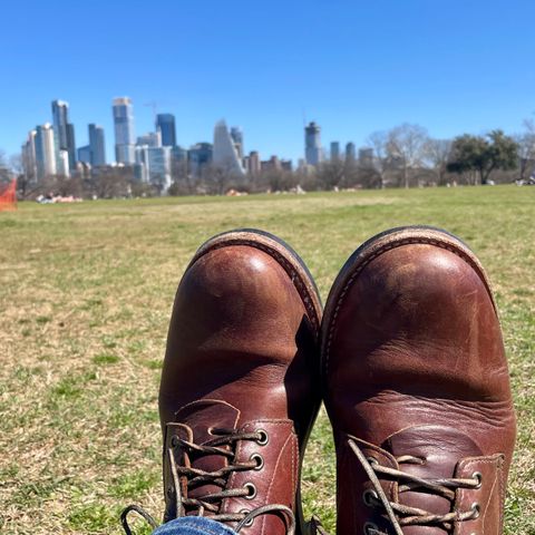 Oak Street Bootmakers Trench Boot in Seidel Light Brown Mustang