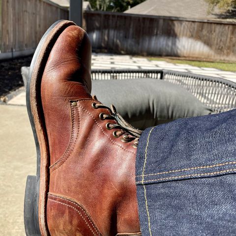 Oak Street Bootmakers Trench Boot in Seidel Light Brown Mustang
