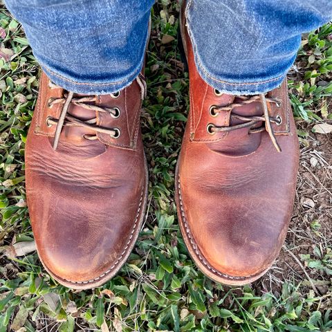 Oak Street Bootmakers Trench Boot in Seidel Light Brown Mustang