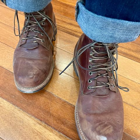Oak Street Bootmakers Trench Boot in Seidel Light Brown Mustang