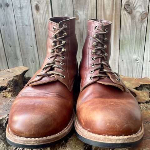Oak Street Bootmakers Trench Boot in Seidel Light Brown Mustang