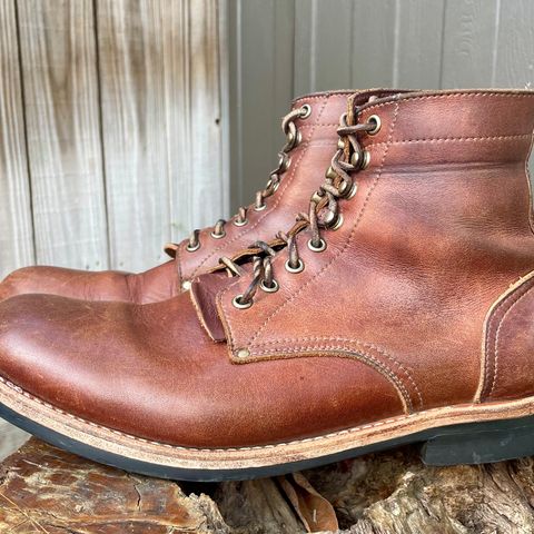 Oak Street Bootmakers Trench Boot in Seidel Light Brown Mustang