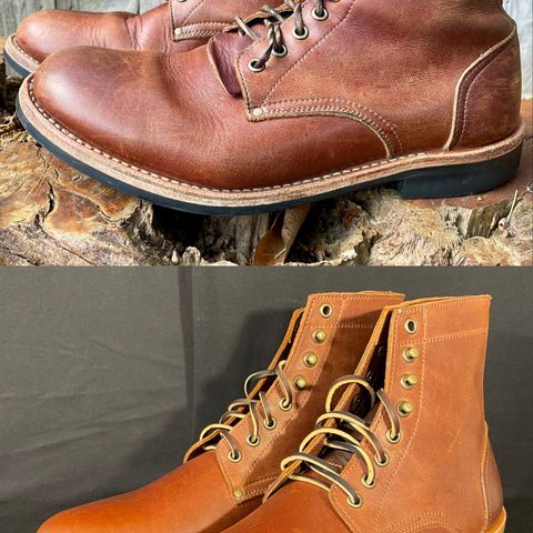 Oak Street Bootmakers Trench Boot in Seidel Light Brown Mustang