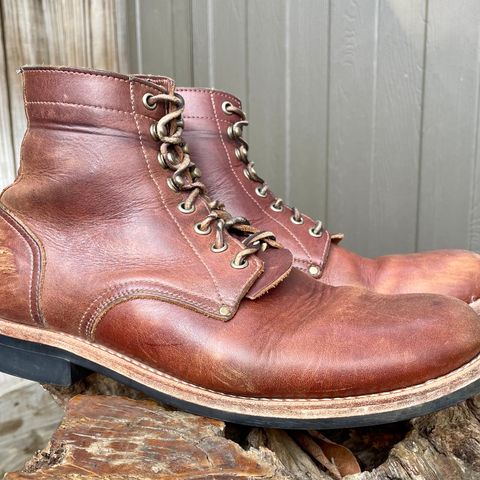 Oak Street Bootmakers Trench Boot in Seidel Light Brown Mustang