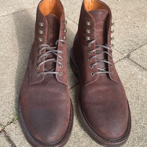 Grant Stone Edward Boot in C.F. Stead Dark Oak Roughout